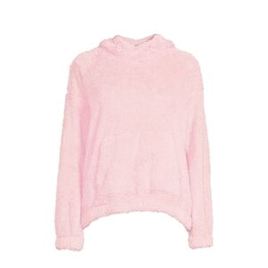 Athletic Works Women's Faux Sherpa Pullover Hoodie L